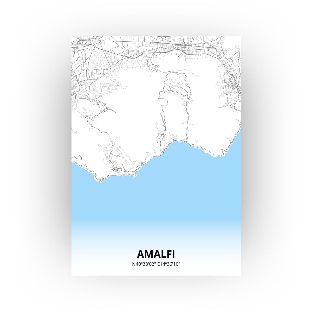 Amalfi poster - Zelf aan te passen!