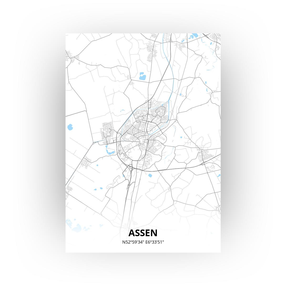 Assen poster - Zelf aan te passen!