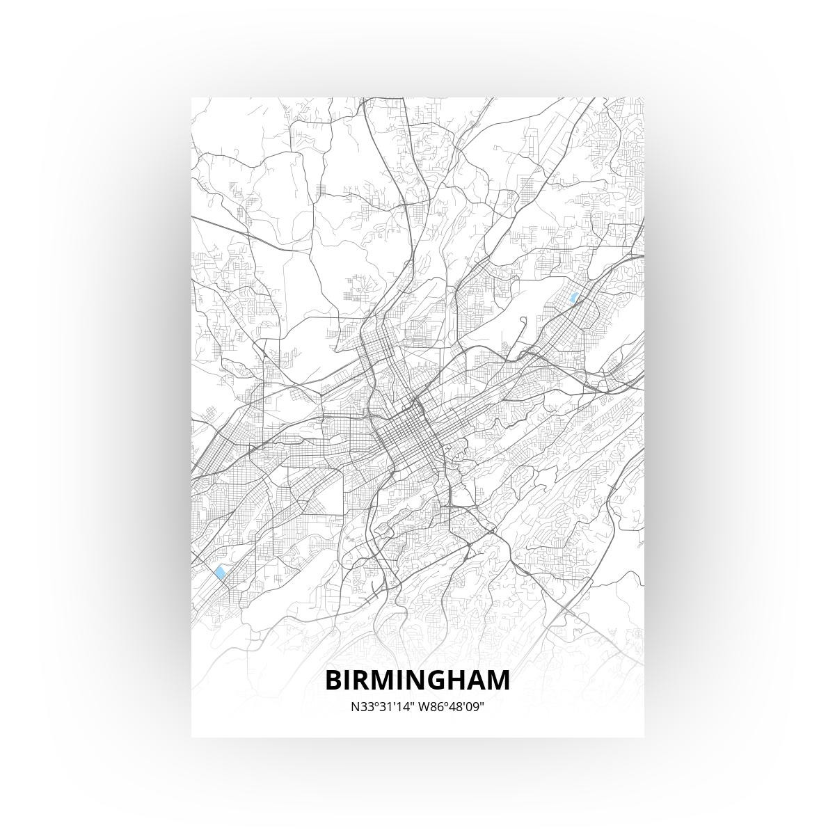 Birmingham poster - Zelf aan te passen!