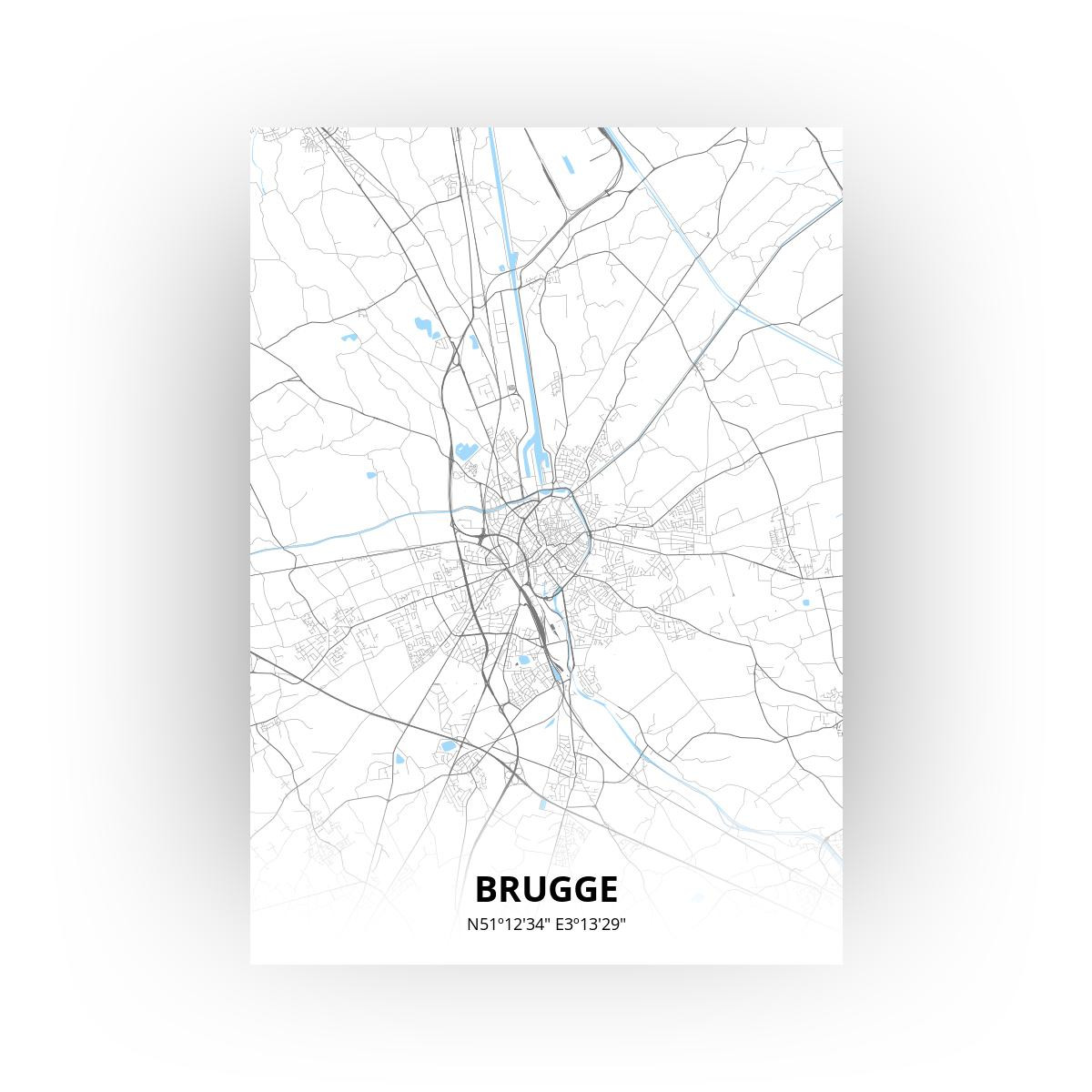 Brugge poster - Zelf aan te passen!
