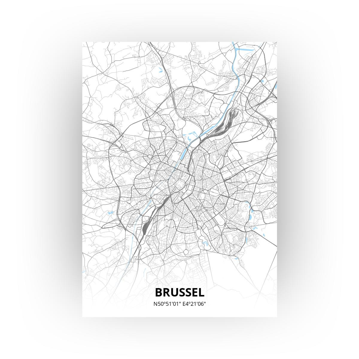 Brussel poster - Zelf aan te passen!