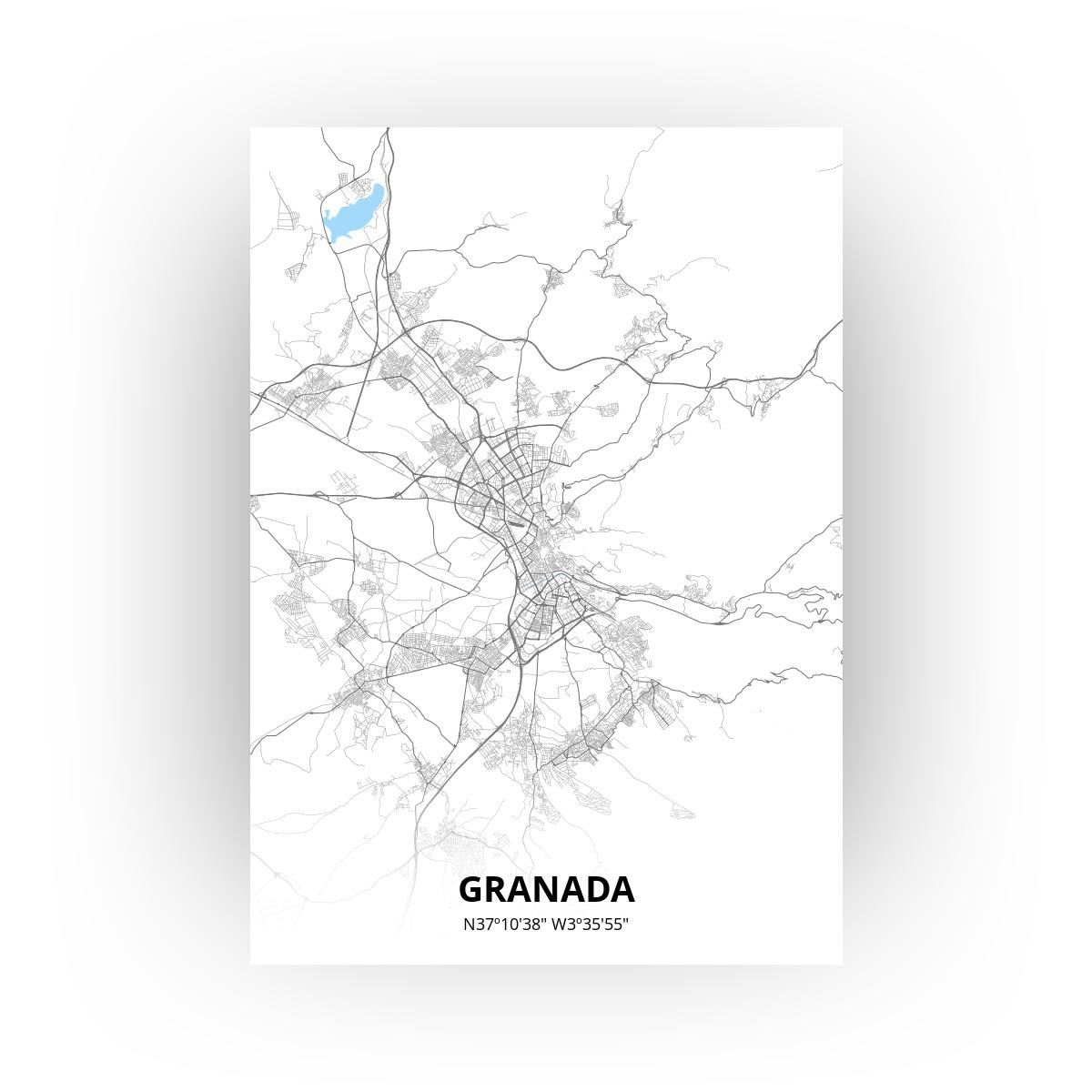 Granada poster - Zelf aan te passen!