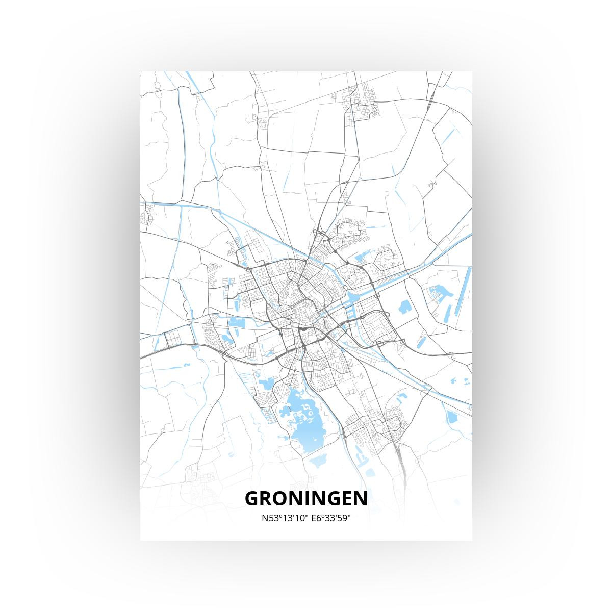 Groningen poster - Zelf aan te passen!