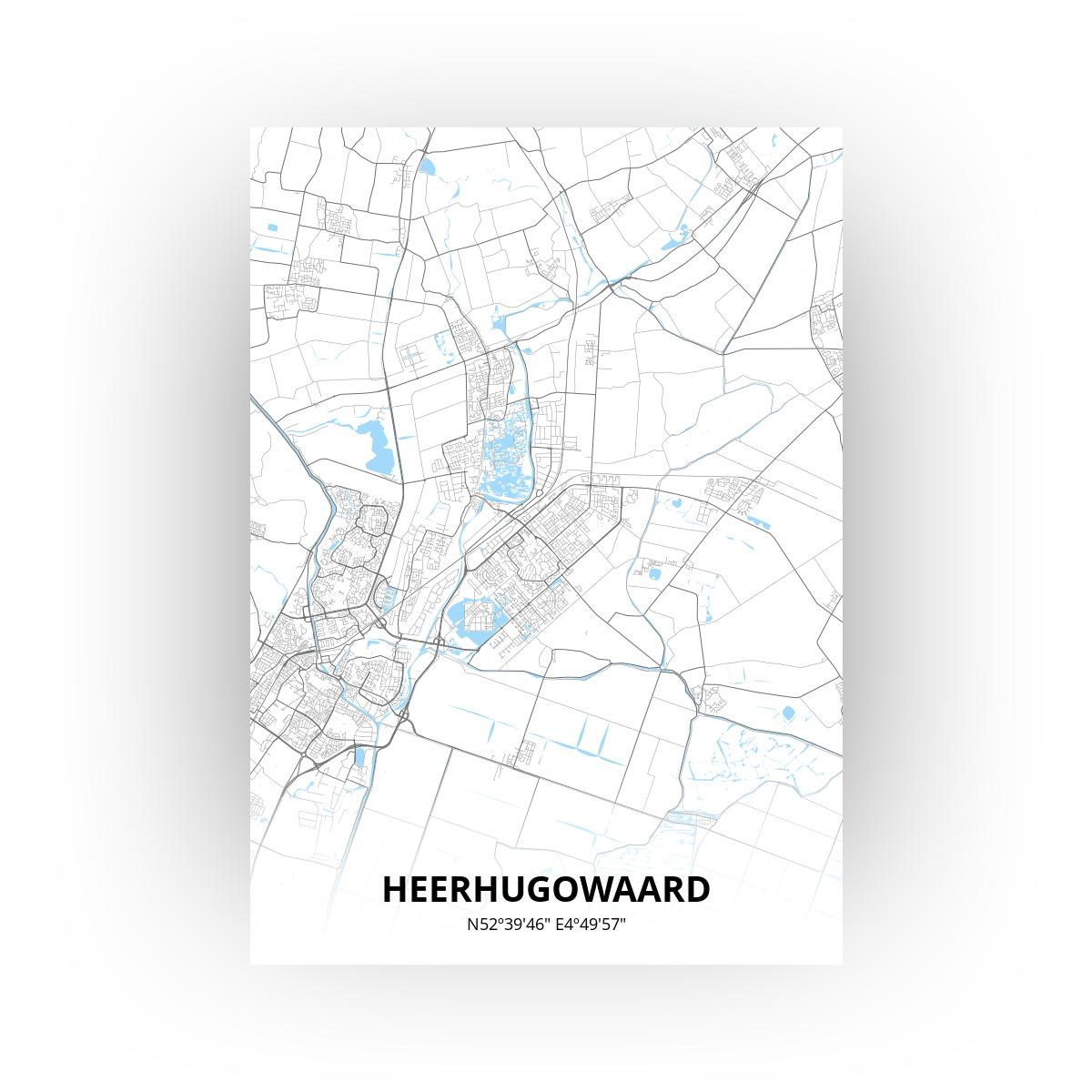 Heerhugowaard poster - Zelf aan te passen!