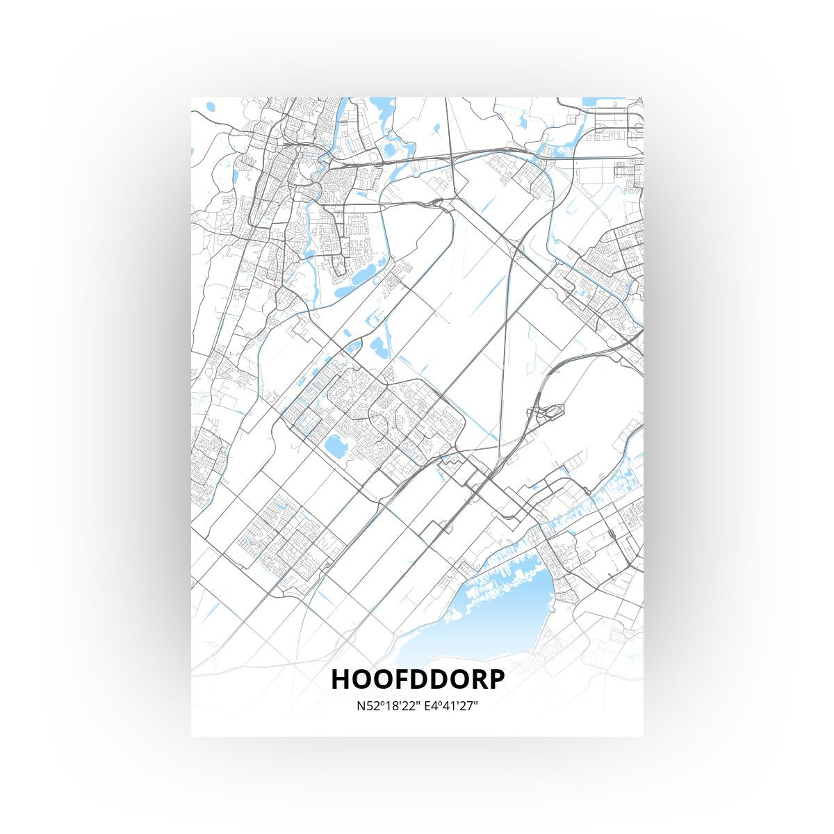 Hoofddorp poster - Zelf aan te passen!