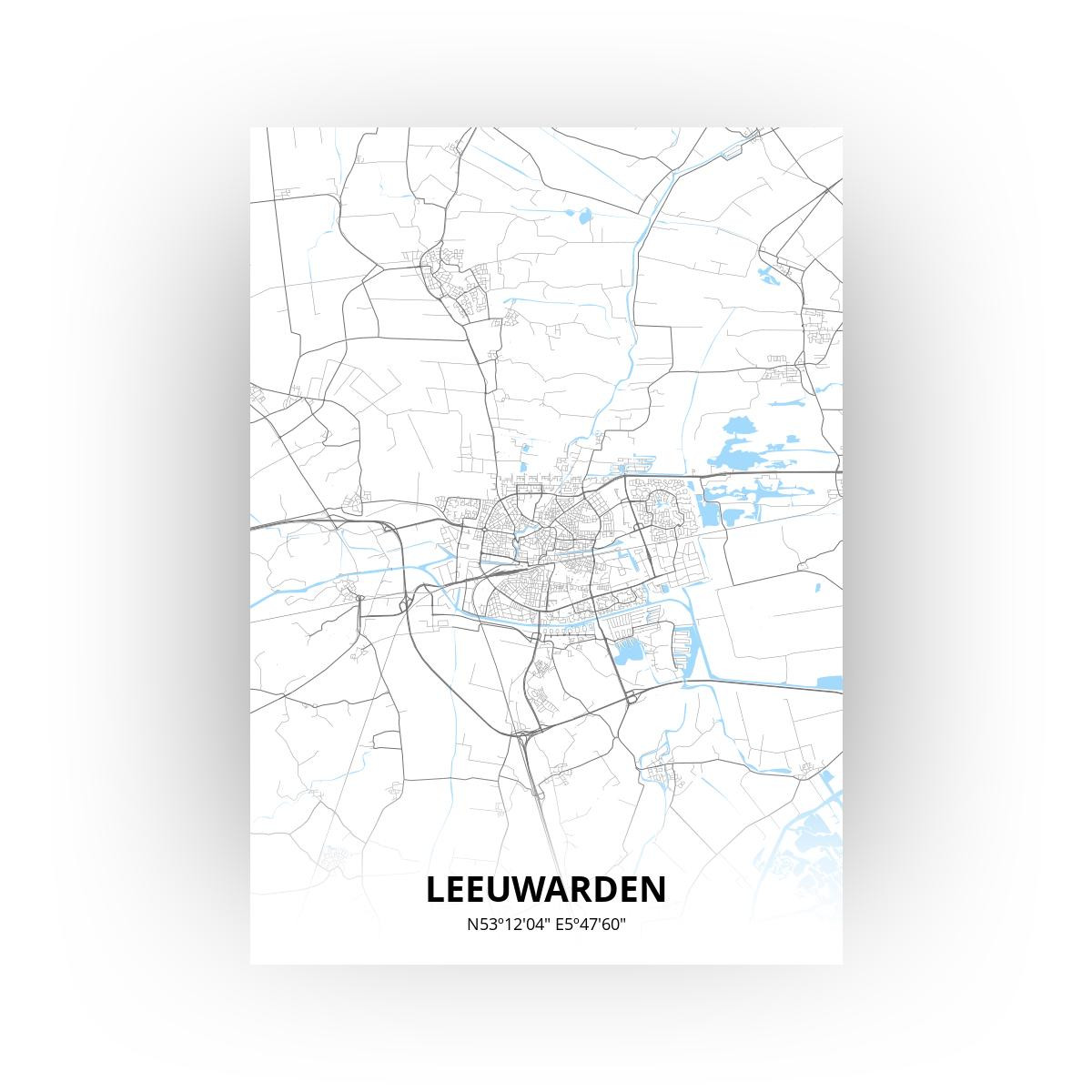 Leeuwarden poster - Zelf aan te passen!