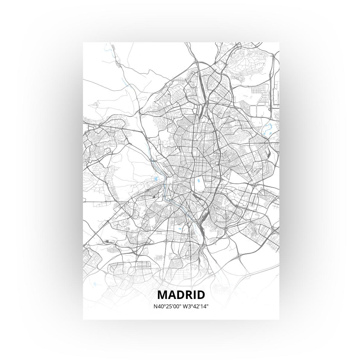 Madrid poster - Zelf aan te passen!