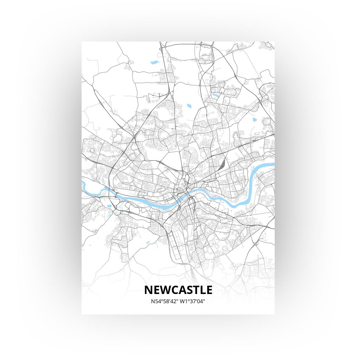 Newcastle poster - Zelf aan te passen!