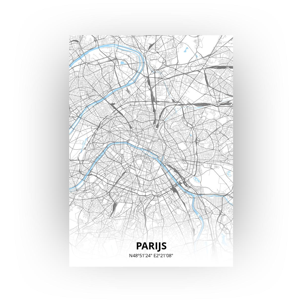 Parijs poster - Zelf aan te passen!