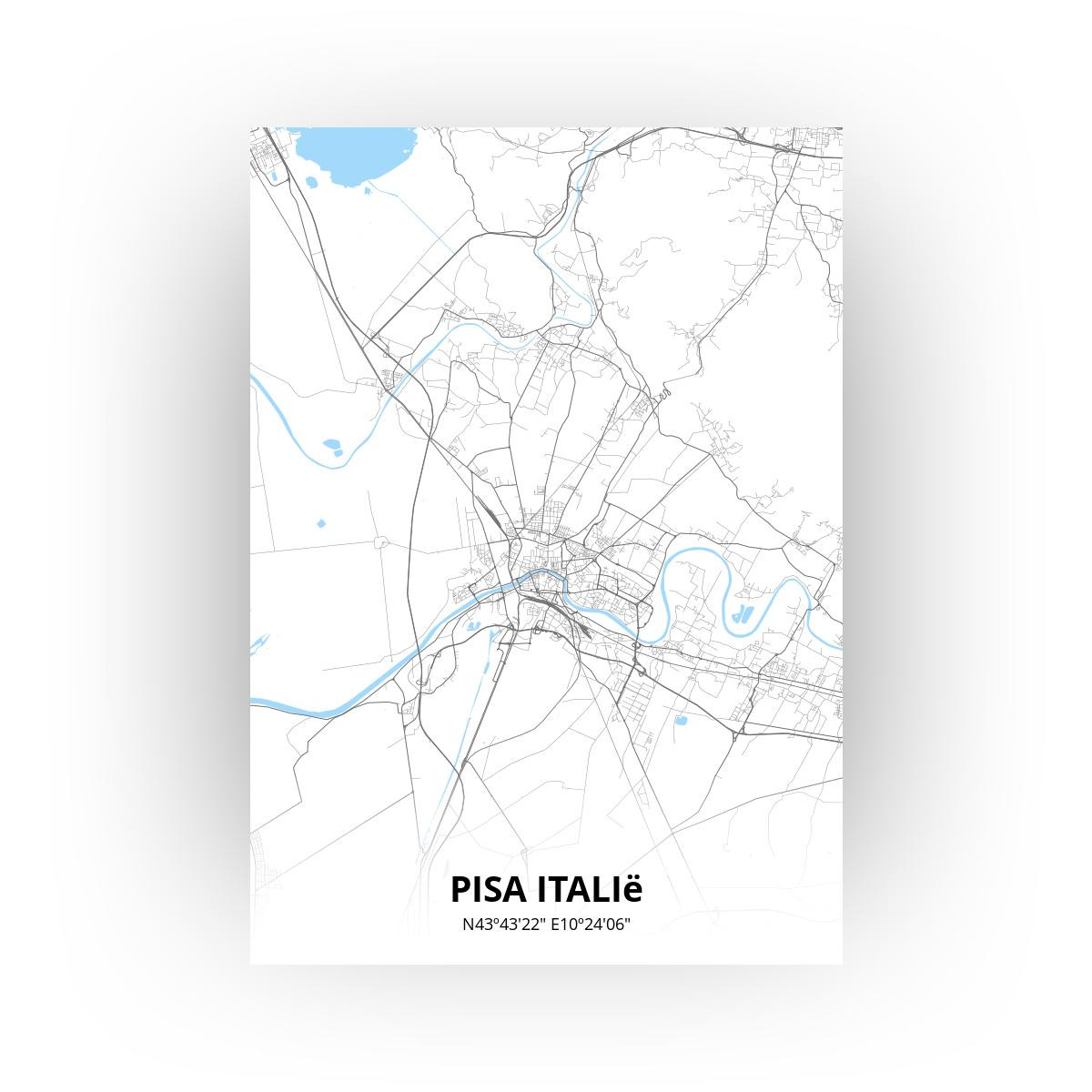 Pisa Italië poster - Zelf aan te passen!