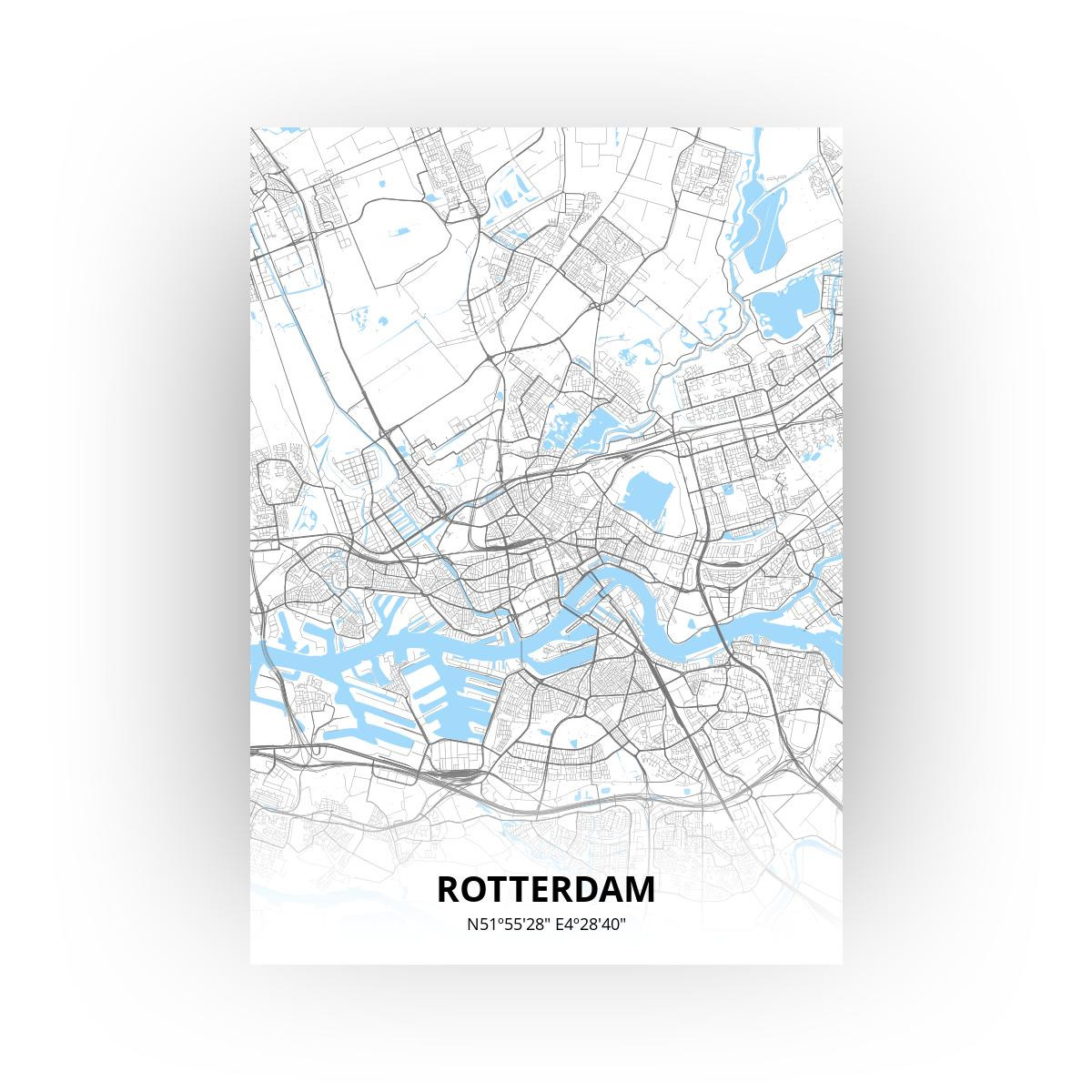 Rotterdam poster - Zelf aan te passen!