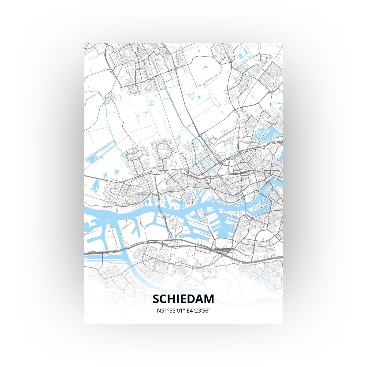 Schiedam poster - Zelf aan te passen!