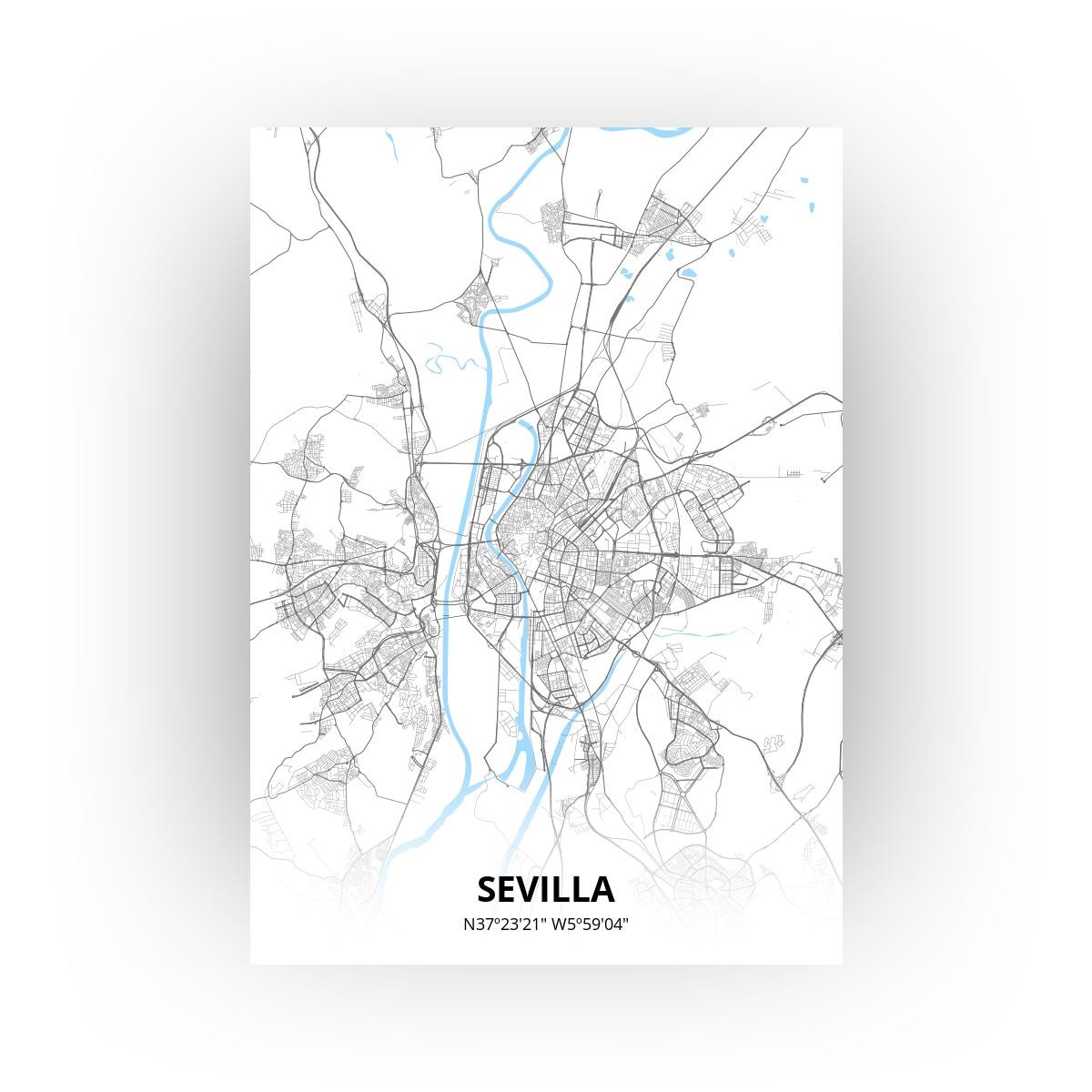 Sevilla poster - Zelf aan te passen!