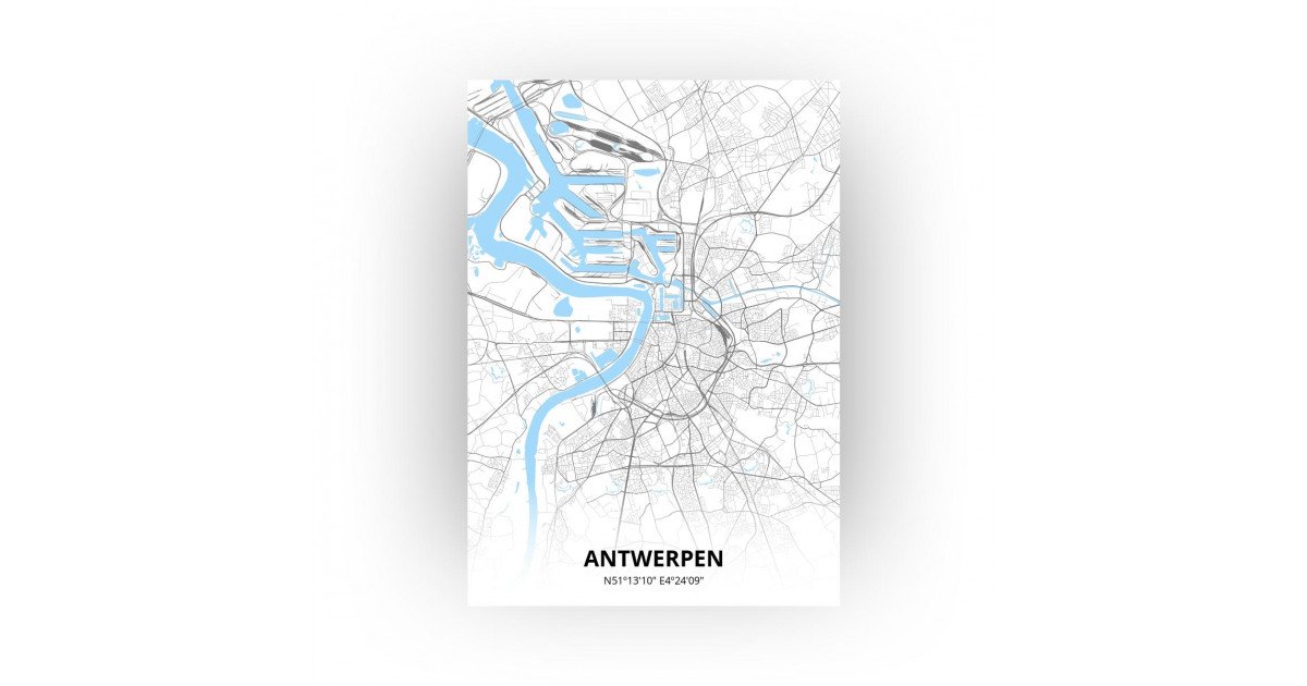 Poster van Antwerpen Printmijnstad 📍