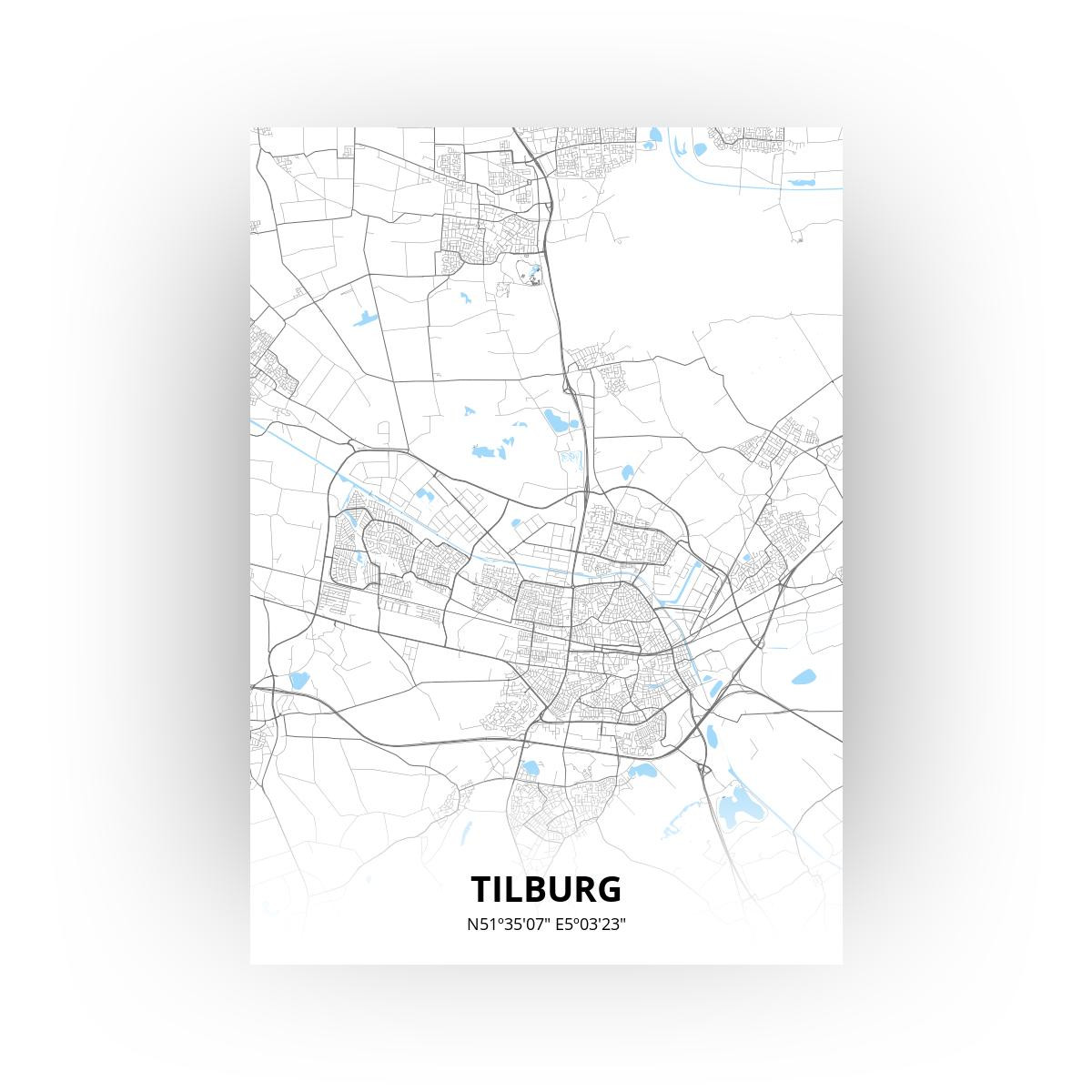 Tilburg poster - Zelf aan te passen!