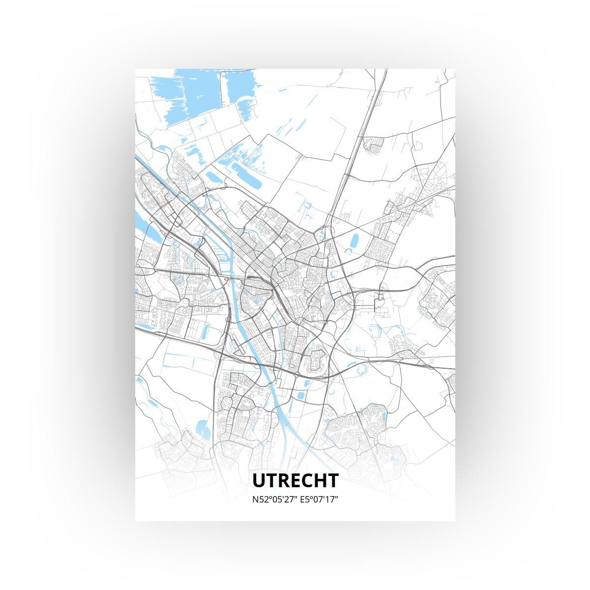 Utrecht poster - Zelf aan te passen!