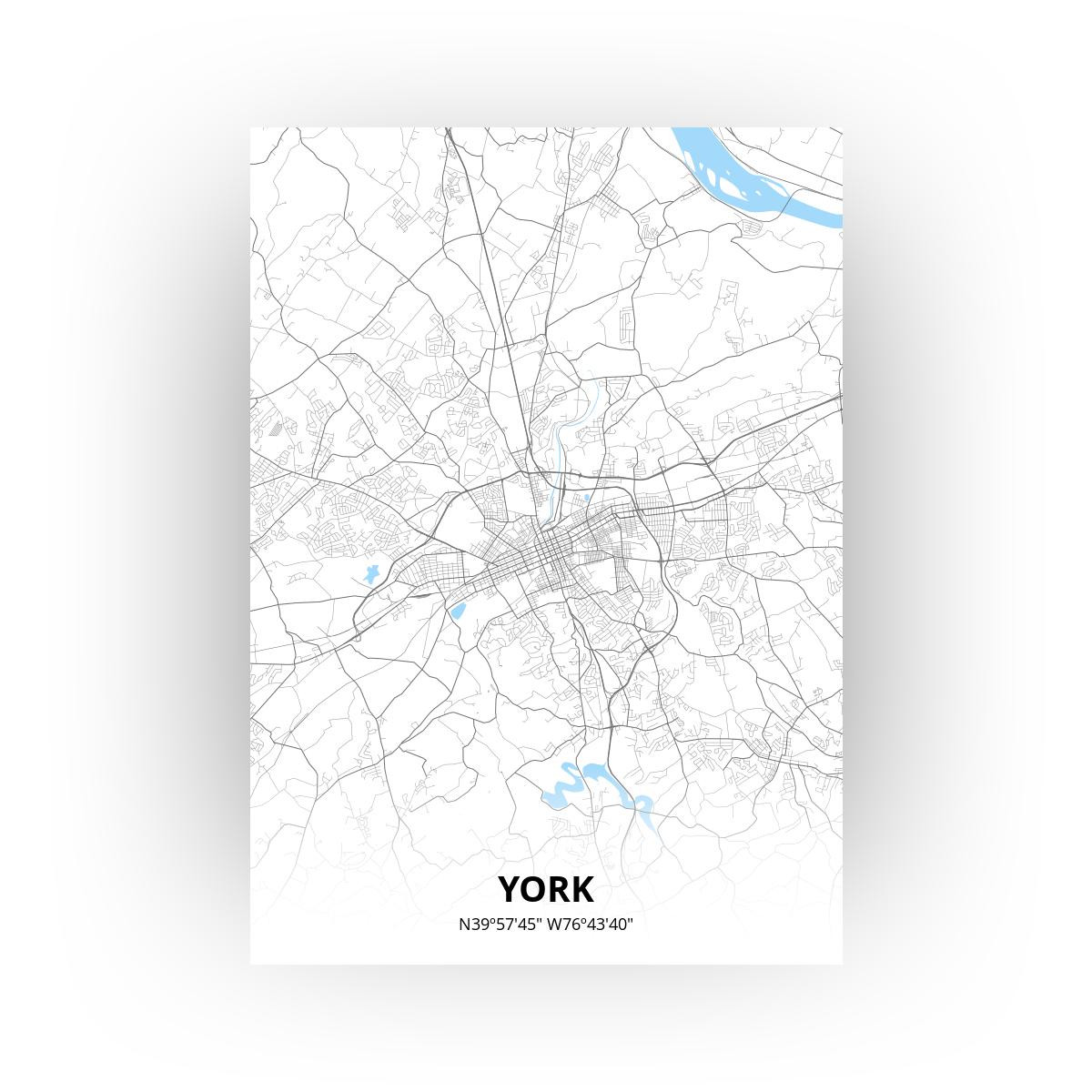 York poster - Zelf aan te passen!