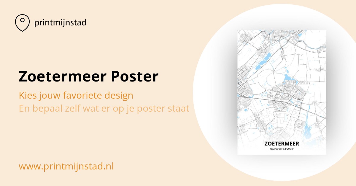Poster van Zoetermeer Printmijnstad 📍