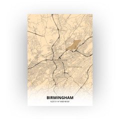 Birmingham print - Antiek stijl