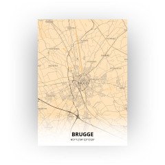 Brugge print - Antiek stijl