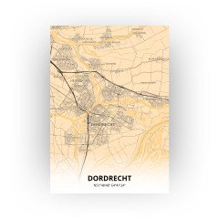 Dordrecht print - Antiek stijl
