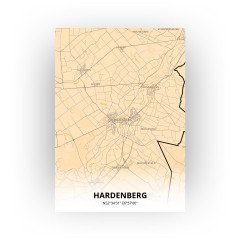 Hardenberg print - Antiek stijl