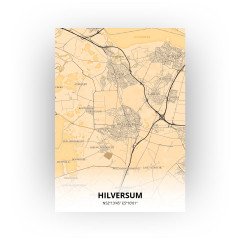 Hilversum print - Antiek stijl