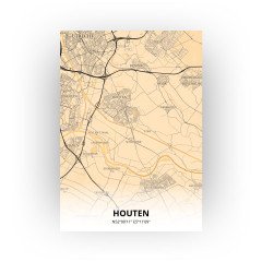Houten print - Antiek stijl