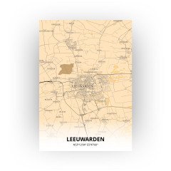 Leeuwarden print - Antiek stijl