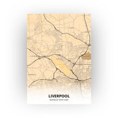 Liverpool print - Antiek stijl
