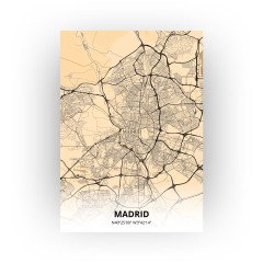 Madrid print - Antiek stijl
