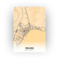 Malaga print - Antiek stijl