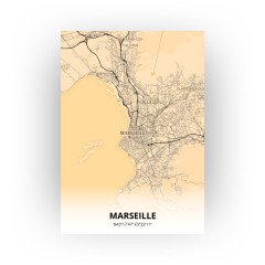Marseille print - Antiek stijl