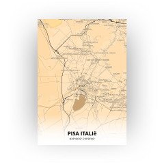 Pisa Italië print - Antiek stijl
