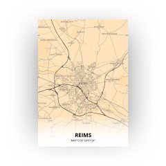 Reims print - Antiek stijl
