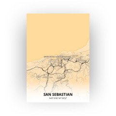 San Sebastian print - Antiek stijl