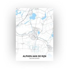 Alphen aan de Rijn print - Standaard stijl