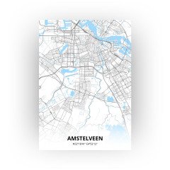 Amstelveen print - Standaard stijl