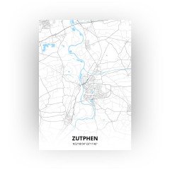 Zutphen print - Standaard stijl