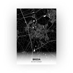 Breda print - Zwart stijl