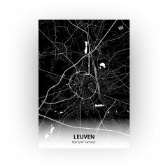 Leuven print - Zwart stijl