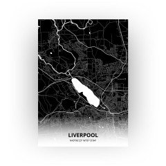 Liverpool print - Zwart stijl