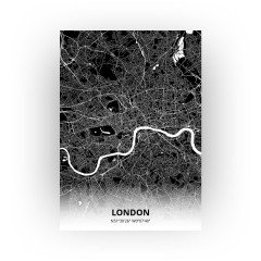 London print - Zwart stijl