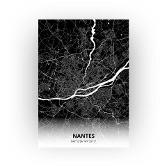 Nantes print - Zwart stijl