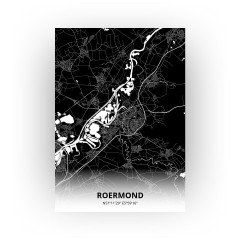 Roermond print - Zwart stijl