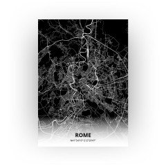 Rome print - Zwart stijl