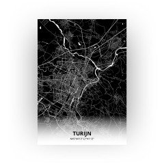 Turijn print - Zwart stijl