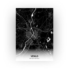 Venlo print - Zwart stijl