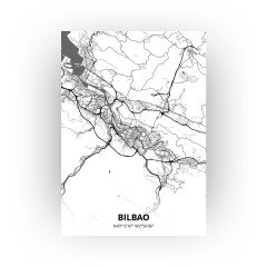 Bilbao print - Zwart Wit stijl