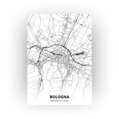 Bologna print - Zwart Wit stijl